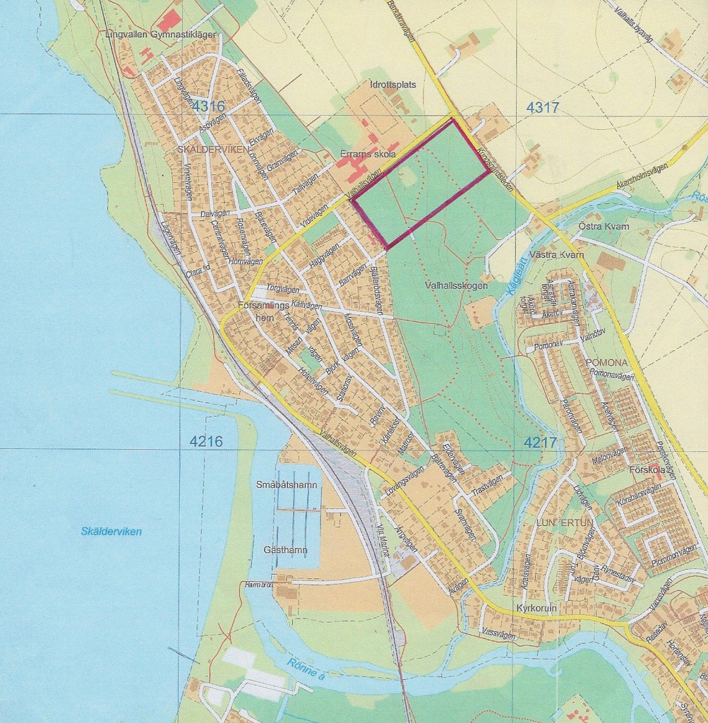 Karta - ÖP 2035 möjlig bebyggelse